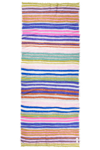 Kaschmirschal Rainbow Multi 1 – bedruckt, 100 % Cashmere | PURSCHOEN