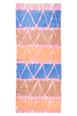 Kaschmirschal Maya Flamingo – bedruckt, 100 % Cashmere | PURSCHOEN