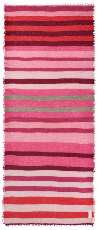 Kaschmirschal Galactic Rainbow Pink – Lurex-Glanz, 100 % Cashmere | PURSCHOEN