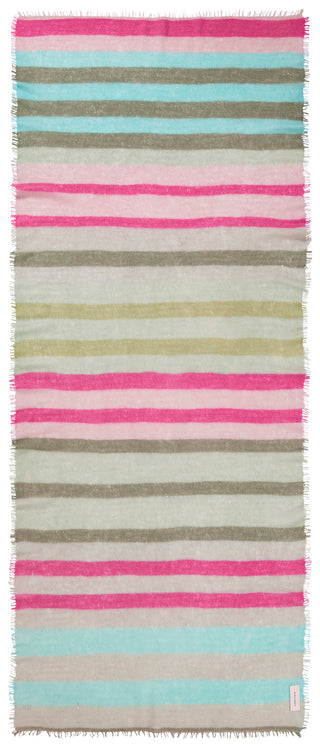 Kaschmirschal Galactic Rainbow Schilf – Lurex-Glanz, 100 % Cashmere | PURSCHOEN