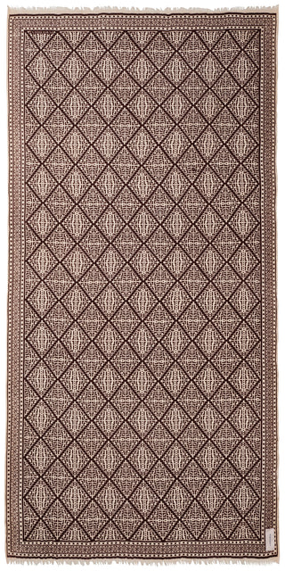 Kaschmirschal gewebt Veneziano Chocolate – bedruckt, 100 % Cashmere | PURSCHOEN
