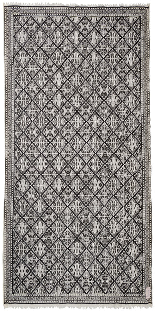 Kaschmirschal gewebt Veneziano Black – bedruckt, 100 % Cashmere | PURSCHOEN