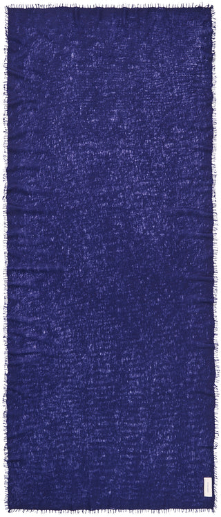 Kaschmirschal Midnight Blue – einfarbig, 100 % Cashmere | PURSCHOEN