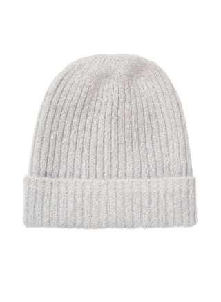 PURSCHOEN Mütze Royale Silber – Soft Touch aus flauschigem Garn