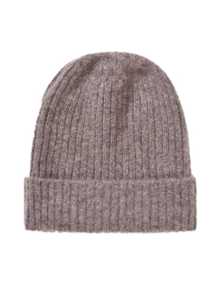 PURSCHOEN Mütze Royale Nougat Dark – Soft Touch aus flauschigem Garn