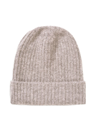 PURSCHOEN Mütze Royale Beige – Soft Touch aus flauschigem Garn