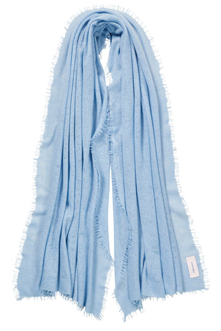 Kaschmirschal Galactic Stars Bleu – Lurex-Glanz, 100 % Cashmere | PURSCHOEN