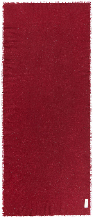 Kaschmirschal Galactic Stars Bordo – Lurex-Glanz, 100 % Cashmere | PURSCHOEN