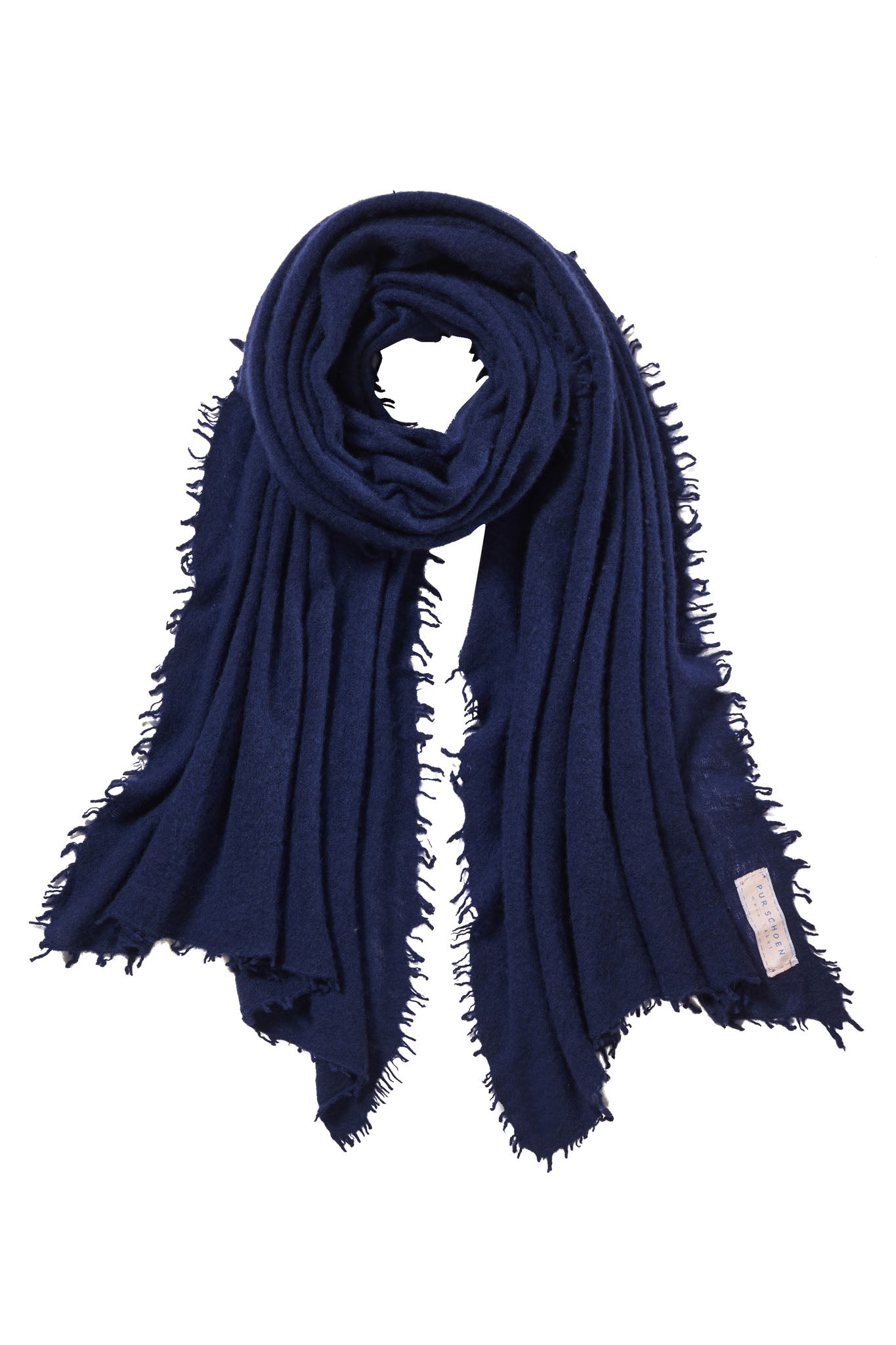 Pur Schoen Schal navy blue