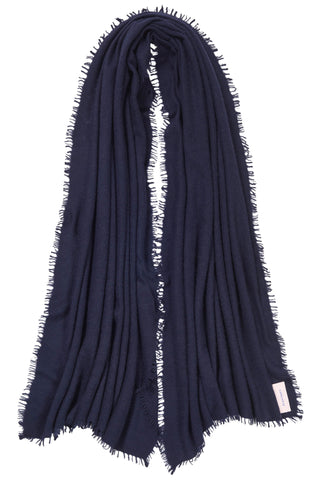 Kaschmirschal Night Sky – einfarbig, 100 % Cashmere | PURSCHOEN