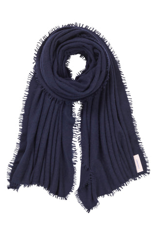 Kaschmirschal Night Sky – einfarbig, 100 % Cashmere | PURSCHOEN