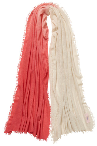 Kaschmirschal Ombre Day Dream – Ombré-Farbverlauf, 100 % Cashmere | PURSCHOEN