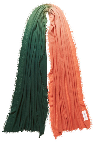 Kaschmirschal Ombre Evening Dream – Ombré-Farbverlauf, 100 % Cashmere | PURSCHOEN