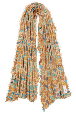 Kaschmirschal Leo Multi 1 – bedruckt, 100 % Cashmere | PURSCHOEN