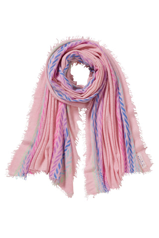 Schal ethno border puder rose