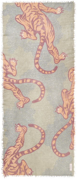 Kaschmirschal Bengal Tiger Stone II – bedruckt, 100 % Cashmere | PURSCHOEN