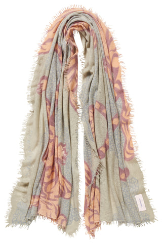 Kaschmirschal Bengal Tiger Stone II – bedruckt, 100 % Cashmere | PURSCHOEN