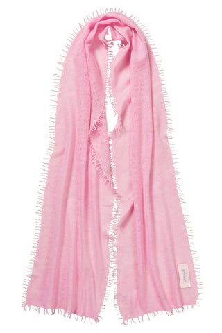 Kaschmirschal Slim Rose – einfarbig 100 % Cashmere | PURSCHOEN