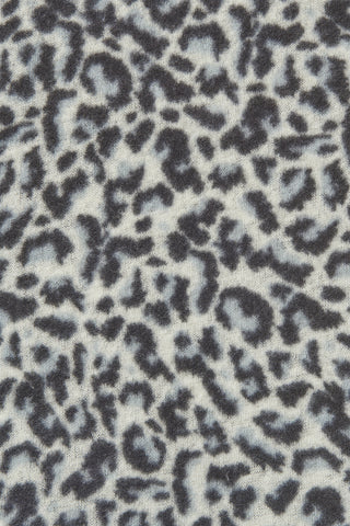 Kaschmirschal Slim Leo Black Grey – bedruckt 100 % Cashmere | PURSCHOEN