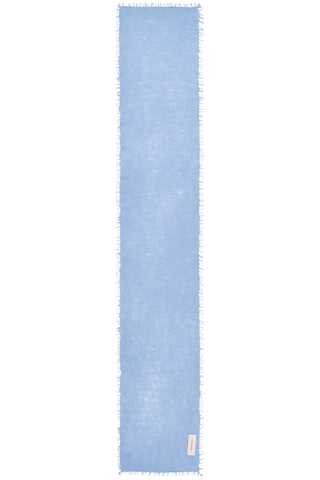Kaschmirschal Slim Galactic Bleu – Lurex, Cashmere | PURSCHOEN