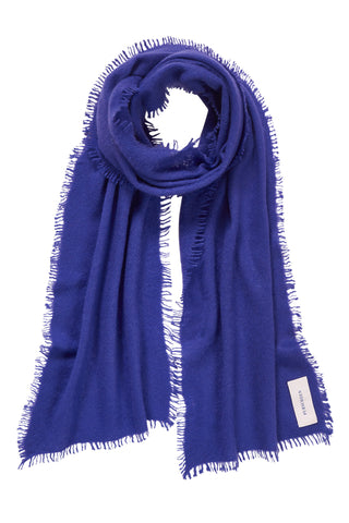Kaschmirschal Slim Lavender Night – einfarbig 100 % Cashmere | PURSCHOEN