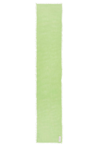 Kaschmirschal Slim Puder Lime – einfarbig 100 % Cashmere | PURSCHOEN