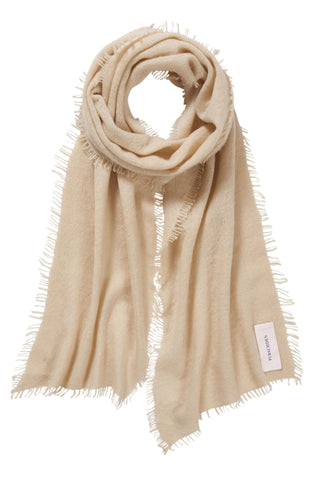 Kaschmirschal Slim Safari Dust – einfarbig 100 % Cashmere | PURSCHOEN