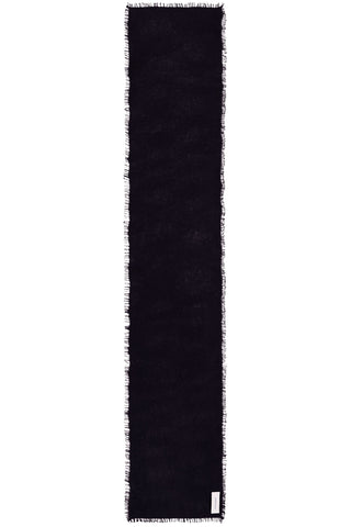 Kaschmirschal Slim Purple Night – einfarbig 100 % Cashmere | PURSCHOEN