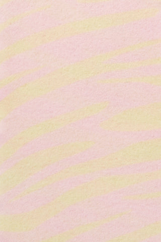 Kaschmirschal Zebra Punk Rose Powder Yellow – bedruckt, 100 % Cashmere | PURSCHOEN