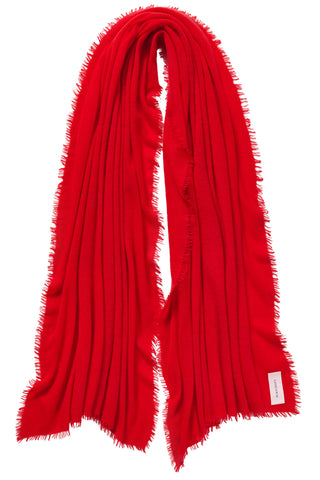 Kaschmirschal Tomato – einfarbig, 100 % Cashmere | PURSCHOEN