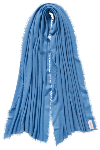 Kaschmirschal Gletscher – einfarbig, 100 % Cashmere | PURSCHOEN
