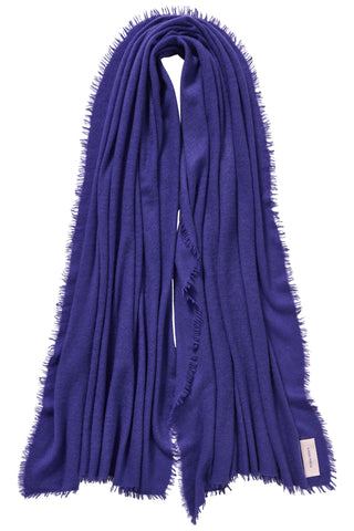 Kaschmirschal Lavender Night – einfarbig, 100 % Cashmere | PURSCHOEN