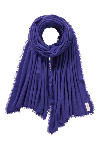 Kaschmirschal Lavender Night – einfarbig, 100 % Cashmere | PURSCHOEN