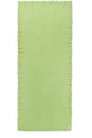 Kaschmirschal Puder Lime – einfarbig, 100 % Cashmere | PURSCHOEN