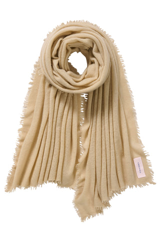 Kaschmirschal Safari Dust – einfarbig, 100 % Cashmere | PURSCHOEN