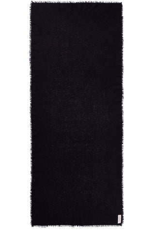 Kaschmirschal Purple Night – einfarbig, 100 % Cashmere | PURSCHOEN