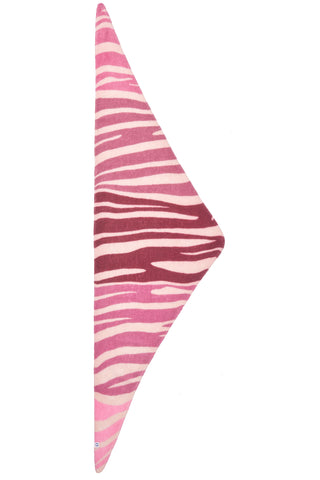 Kaschmir-Dreieckstuch Zebra Punk Sorbet Rose | PURSCHOEN