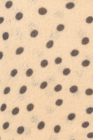 Polka Dot Kaschmir-Dreieckstuch Stardust Mandel Dark Grey | PURSCHOEN