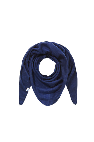 Dreieckstuch aus Kaschmir Navy Blue – modisches Halstuch | PURSCHOEN