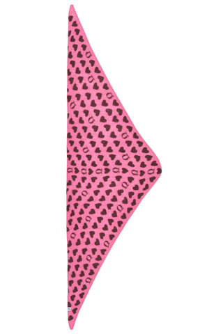 Heartbeat – Kaschmir Dreieckstuch Pink-Chocolate | PURSCHOEN
