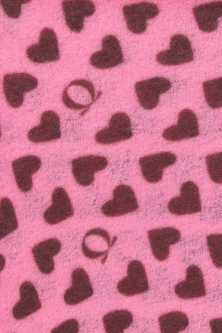 Heartbeat – Kaschmir Dreieckstuch Pink-Chocolate | PURSCHOEN