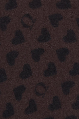 Heartbeat – Kaschmir Dreieckstuch Black-Bitter Chocolate | PURSCHOEN