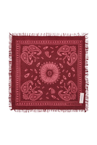 Bandana Tuch dunkelrot
