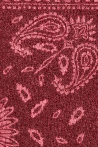 Bandana-Tuch Paisley Bordo Deep Rose | PURSCHOEN