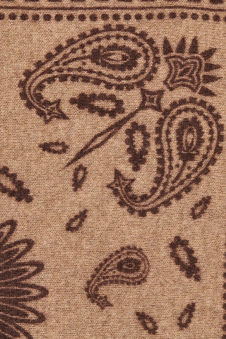 Bandana-Tuch Paisley Taupe Chocolate | PURSCHOEN