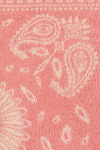 Bandana Maxi-Tuch Paisley Bloom Bubble Gum White | PURSCHOEN