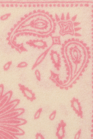 Bandana-Tuch Paisley Bloom White Pink | PURSCHOEN