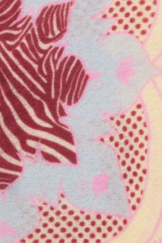 Felt-Bandana 60 x 60 Cosmic Safari Puder Eiswasser | PURSCHOEN