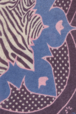 Felt-Bandana 60 x 60 Cosmic Safari Midnight Purple Ice | PURSCHOEN
