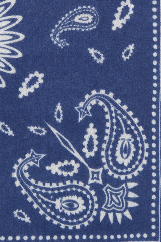 Bandana Maxi-Tuch 92 × 92 cm Paisley Blue-White | PURSCHOEN